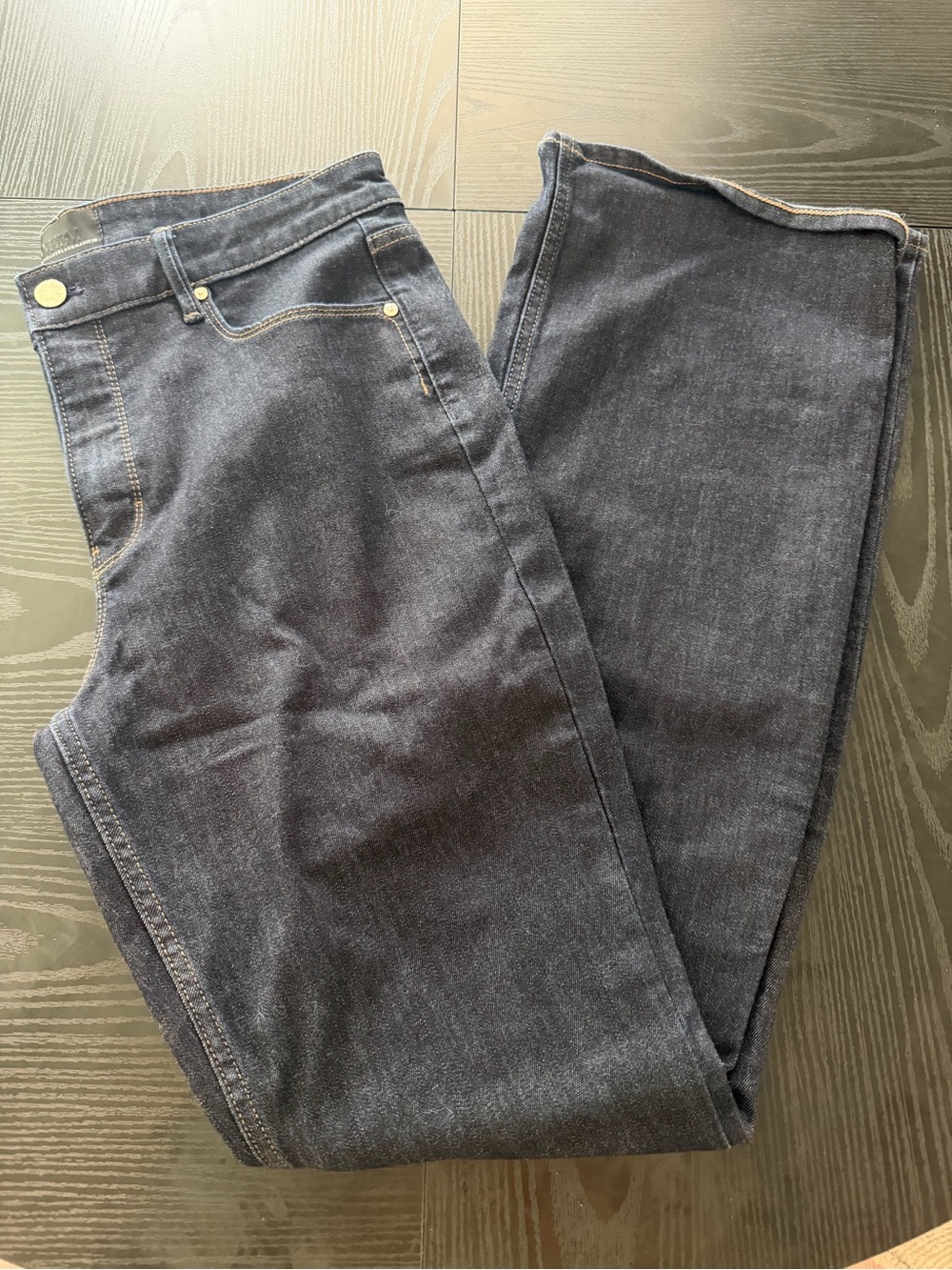 Women’s White House Black Market Jeans Size 10 High-Rise Skinny Flare Sculpt Zip